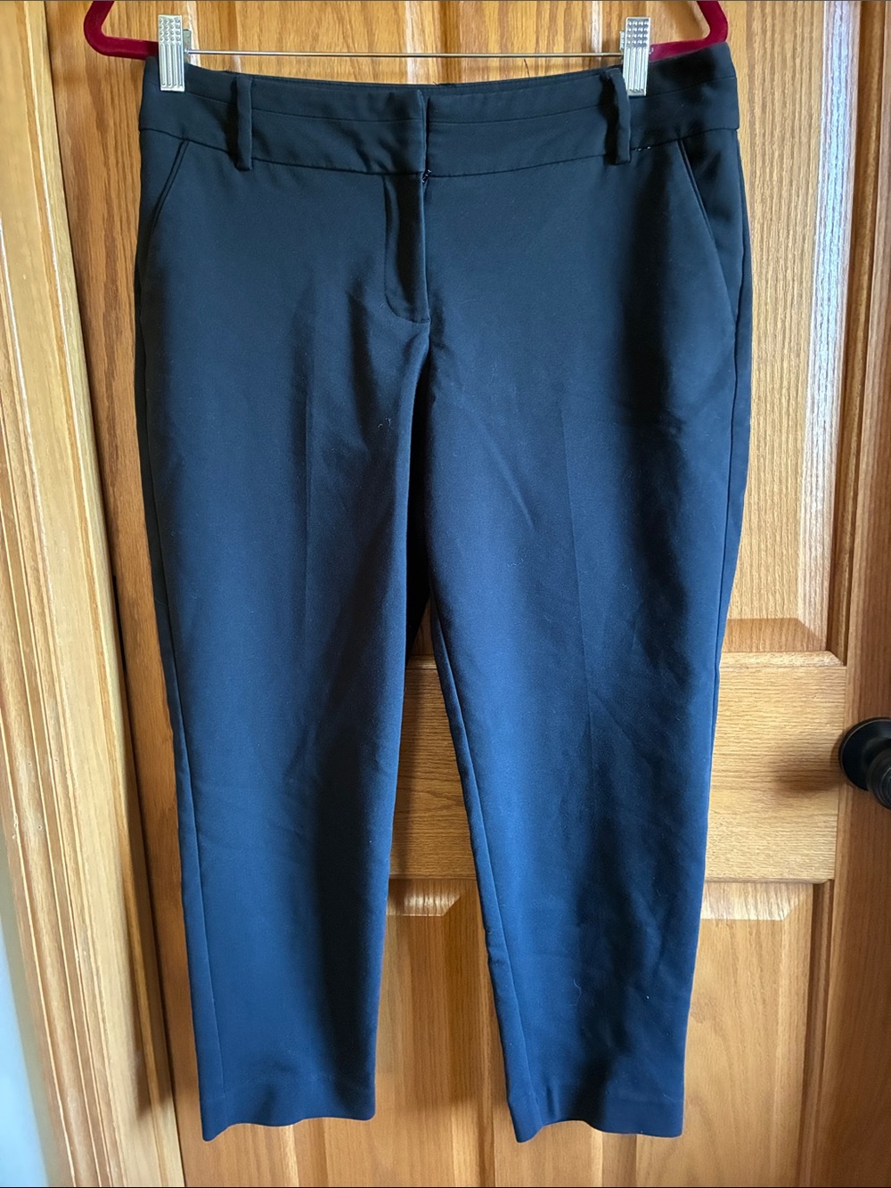 Apt. 9 Black Straight-Leg Ponte Pants